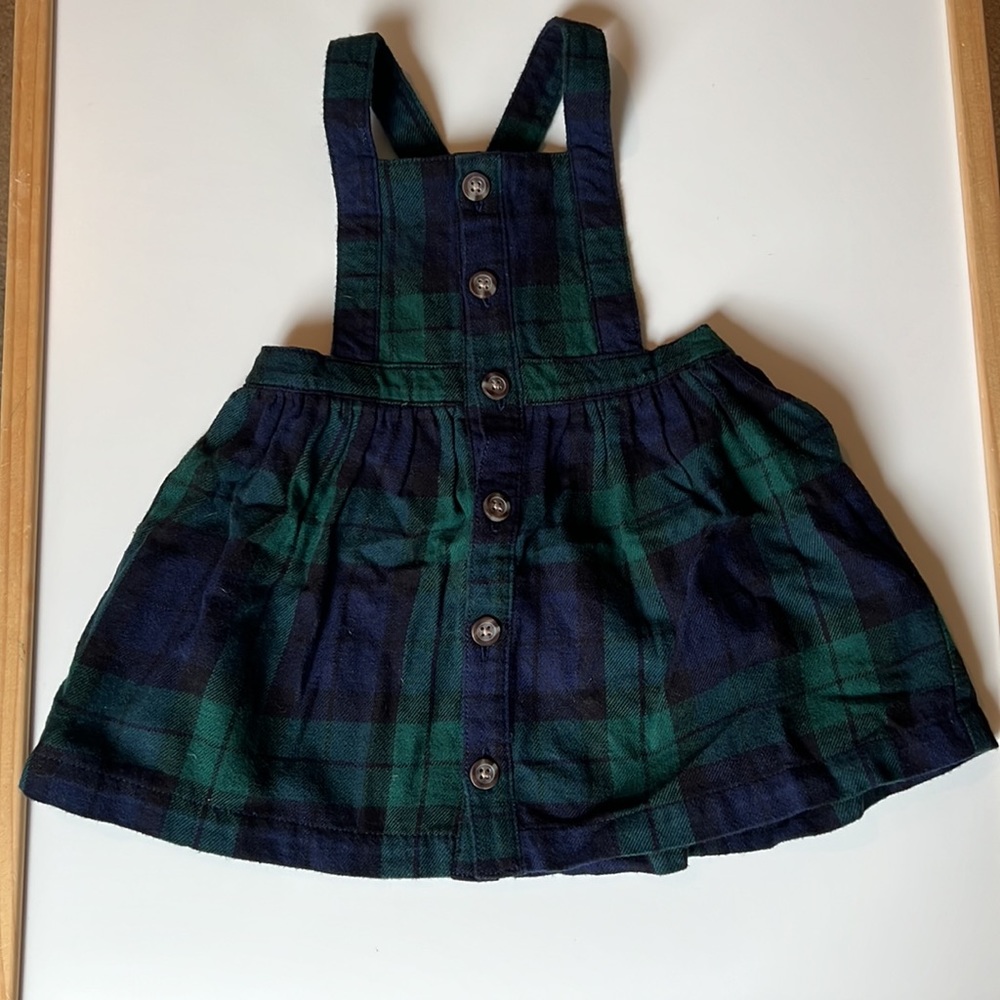 Old Navy Plaid Jumper Dress